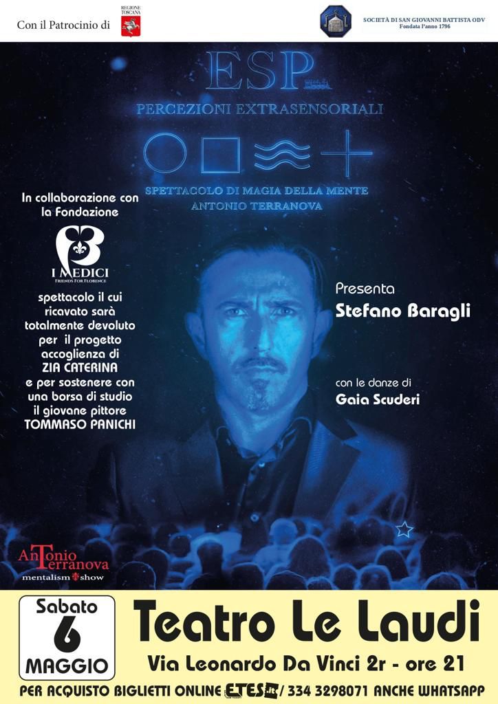 Spettacolo di Magia della Mente con Antonio Terranova con le Danze di Gaia Scuderi