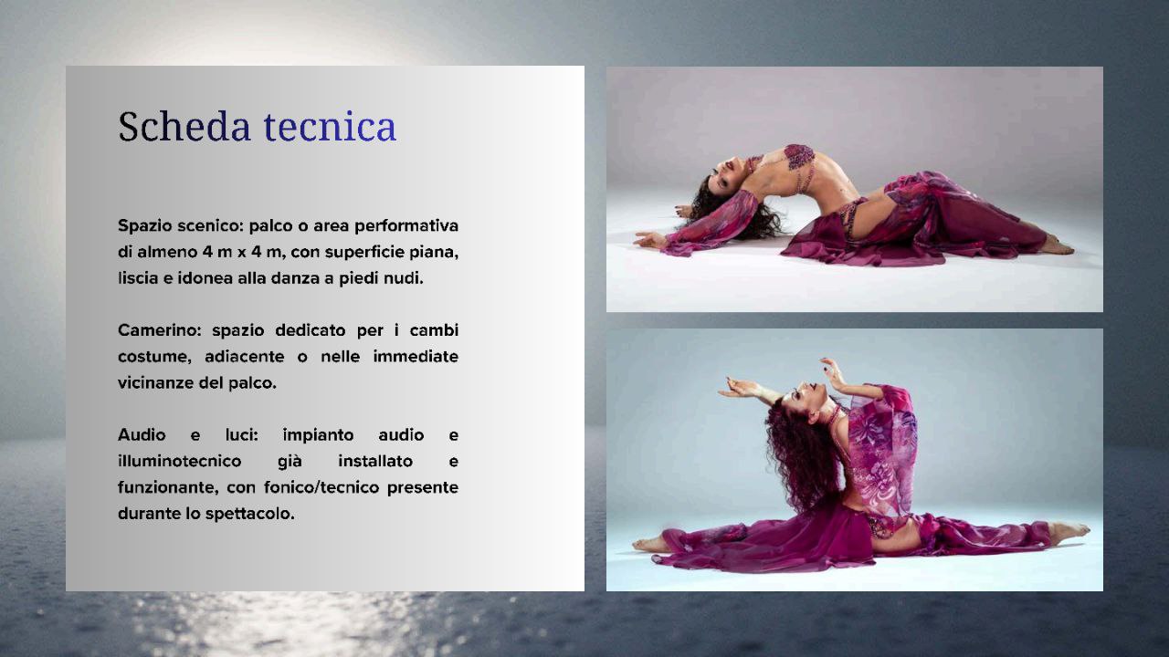 Mosaico Araabo Spettacolo di Danza Espressiva Araba® di con Gaia Scuderi