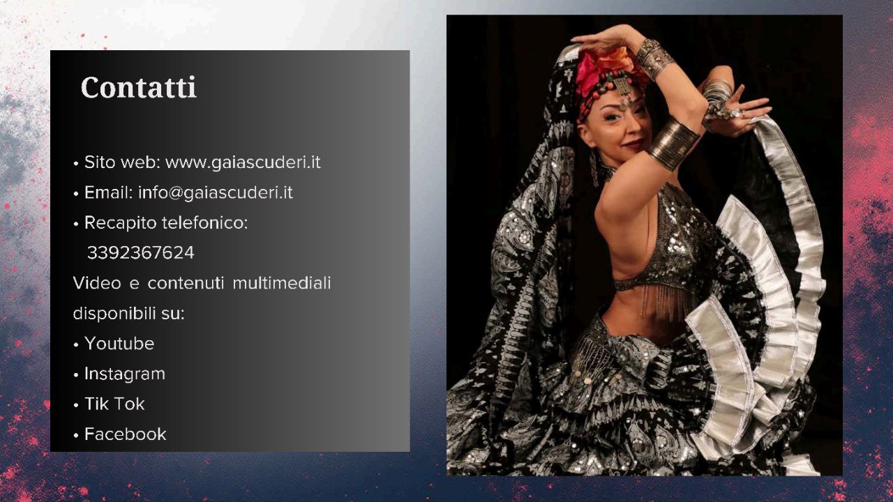 Mosaico Araabo Spettacolo di Danza Espressiva Araba® di con Gaia Scuderi