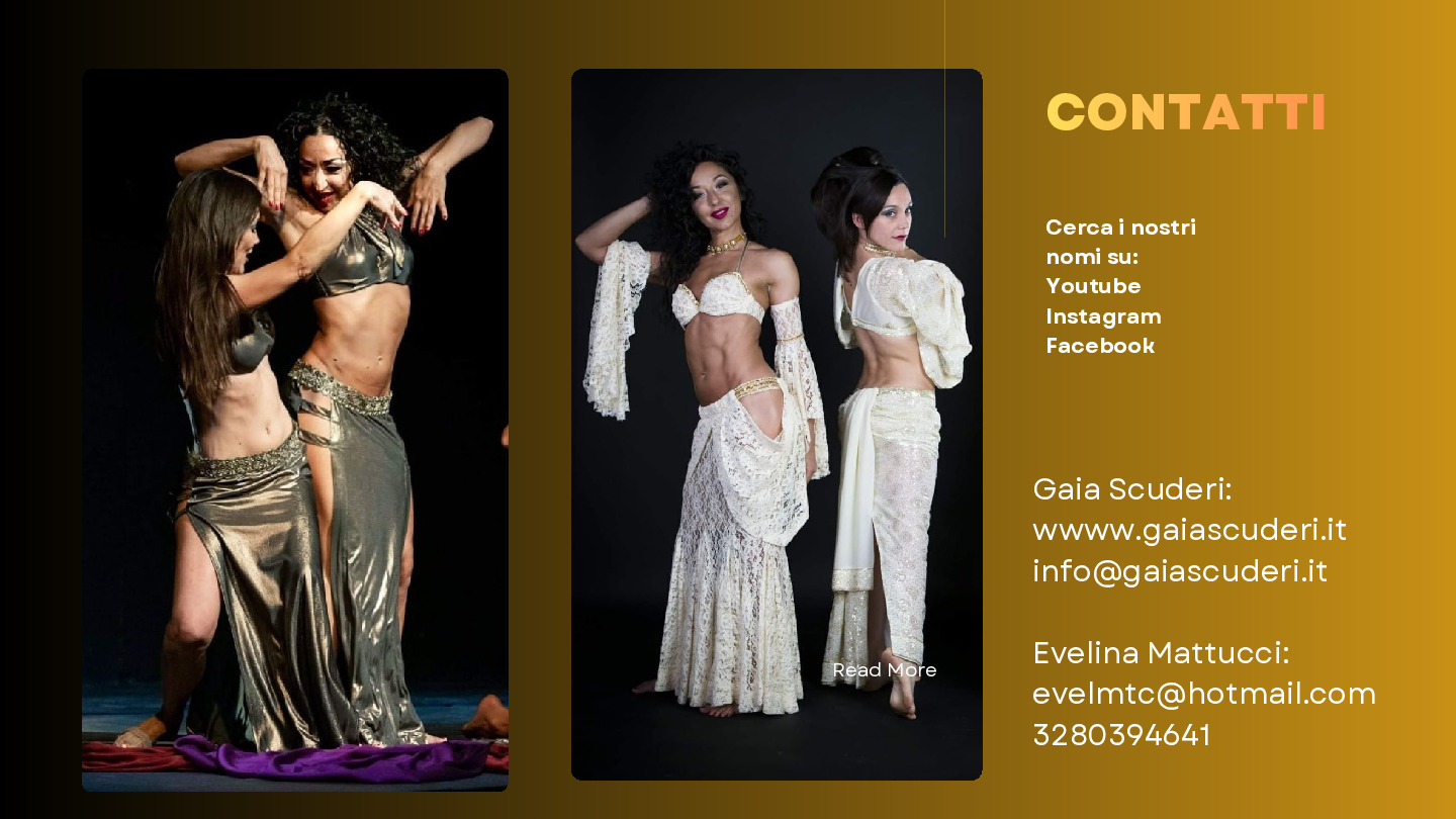 Profumo D'Oriente Spettacolo di Danza Espressiva Araba® con Gaia Scuderi e Evelina Mattucci
