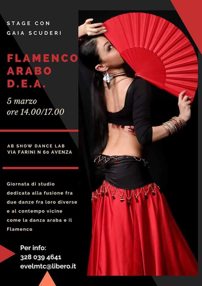 Workshop di Flamenco Arabo D.E.A. con Gaia Scuderi