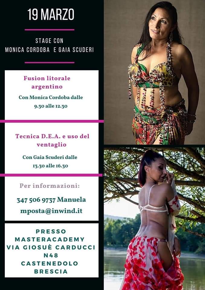 Stage con Gaia Scuderi e Monica Cordoba