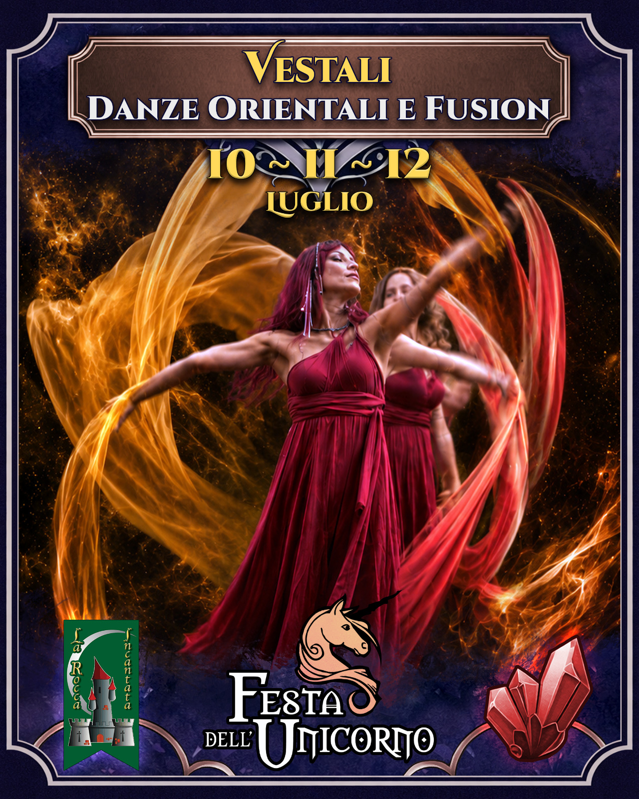 Festa dell'Unicorno Performance di Danza Espressiva Araba® di Gaia Scuderi